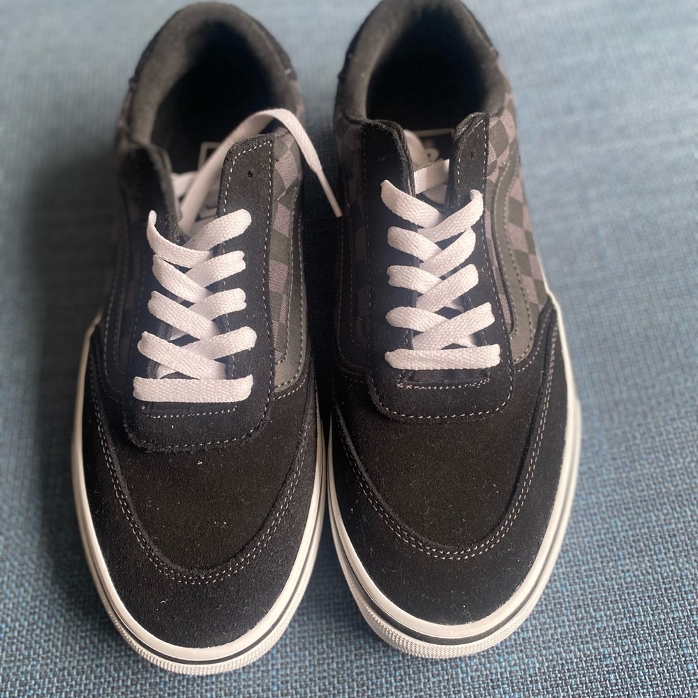 Vans Black and Gray Skate Sneakers